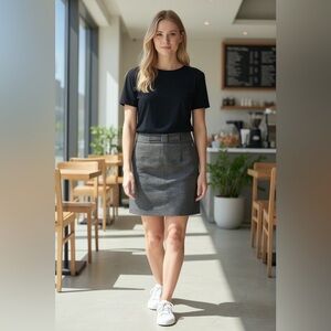 Banana Republic Black & White Mini Skirt | Size 4